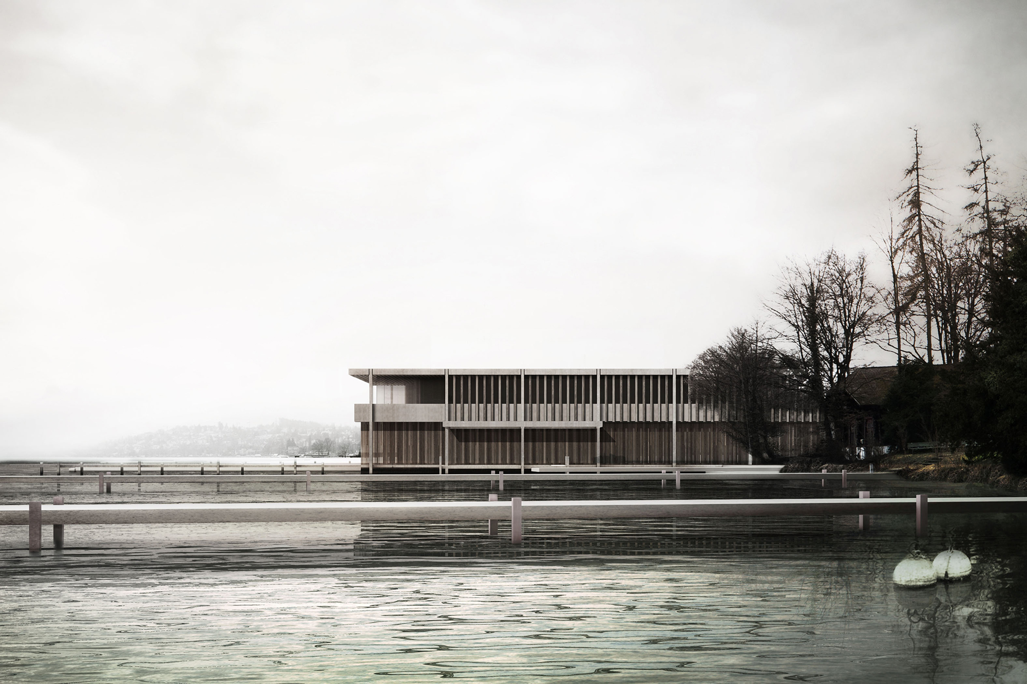 Wasserschutzpolizei Mythenquai (© E2A Architekten, Zürich)